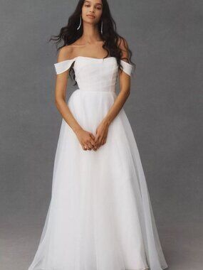 Jenny Yoo | Dresses | Jenny Yoo White Halter Wedding Dress | Poshmark